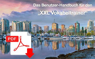 Das Benutzer-Handbuch für den XXL Vokabeltrainer als PDF